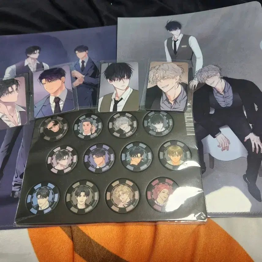 [BUNJANG] Bomtoon Plus Magnet Set, Clear File, Photocard / 오직봄툰 플러스 자석세트 새벽 구름 강 물가의 밤 클리어파일 포토카드