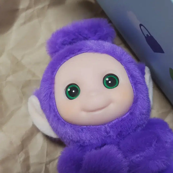 [BUNJANG] Goodal Teletubbies Teletubby Doll Keychain - Po / 구달 텔레토비 인형 키링 - 보라돌이
