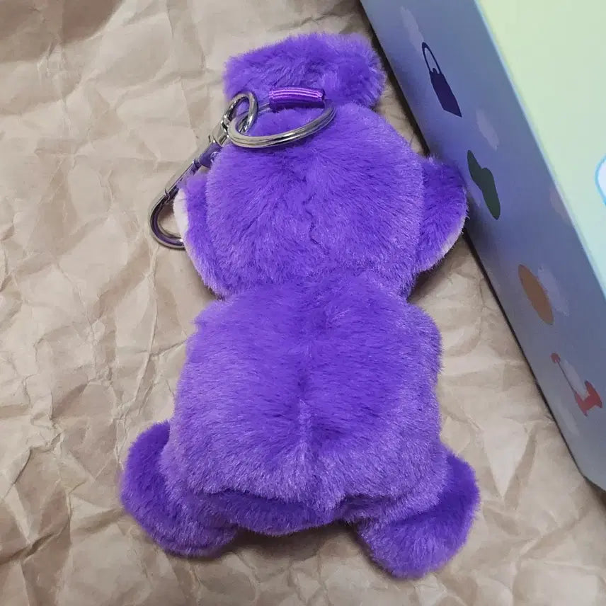 [BUNJANG] Goodal Teletubbies Teletubby Doll Keychain - Po / 구달 텔레토비 인형 키링 - 보라돌이