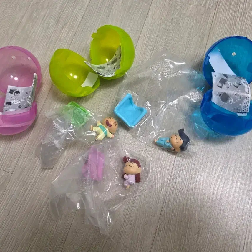 [BUNJANG] Crayon Shin-chan Oyasumi Series Figures (Kazama, Matsuzaka, Nene) / 짱구 오야스미 유리+철수+훈이 3종
