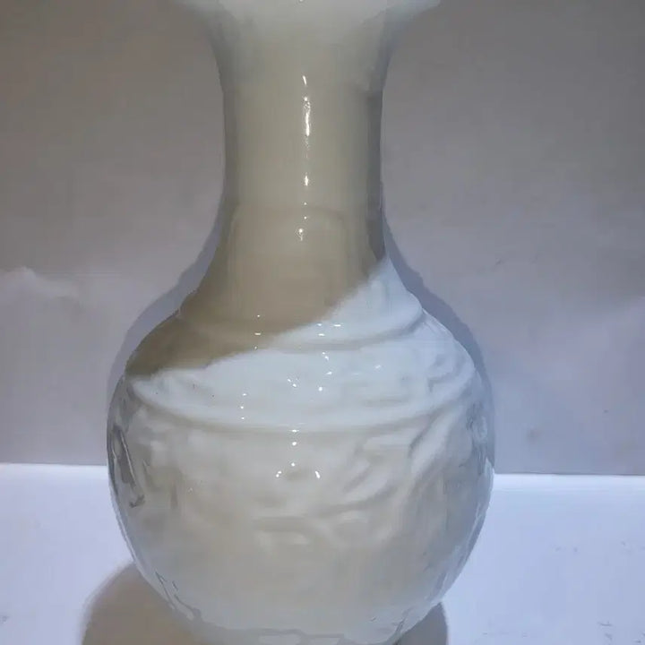 [BUNJANG] Chinese Celadon Vase with Dragon Motif / 첨백유 도자기