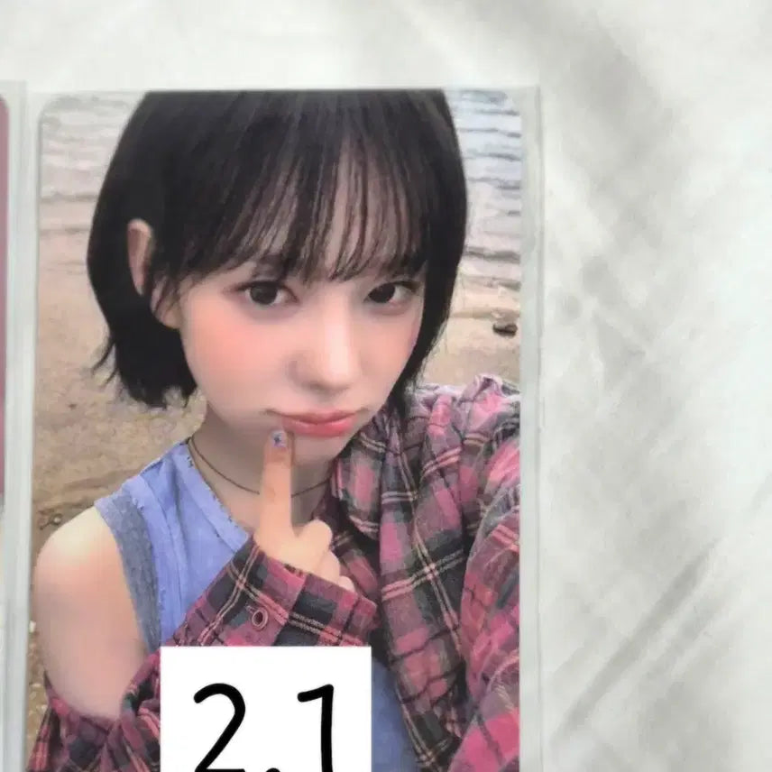[BUNJANG] IZNA SET THE TEMPO Lucky Draw Photocard / izna 이즈나 SET THE TEMPO 셋더템포 올리브영 유사랑