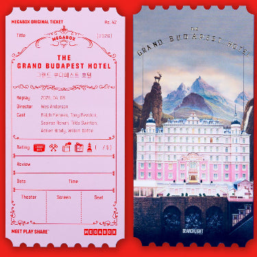 [BUNJANG] The Grand Budapest Hotel Original Ticket / 그랜드 부다페스트 호텔 오리지널 티켓