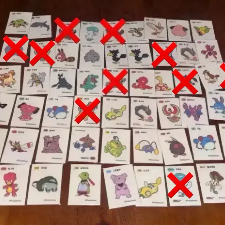 [BUNJANG] Pokemon Stickers for Sale / 포켓몬 띠부씰 판매