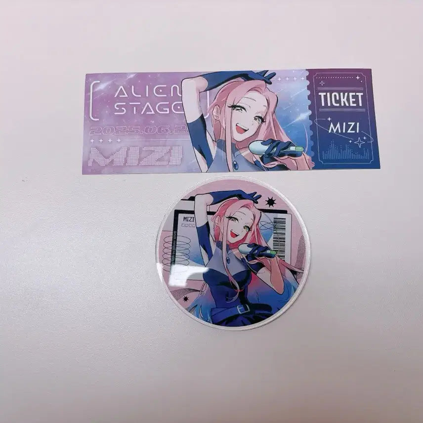 [BUNJANG] Ailey Stage A-Stage Mijit Ticket &amp; Coaster Bundle Set / 에일리언 스테이지 에이스테 미지 티켓&amp;코스터 일괄 판매