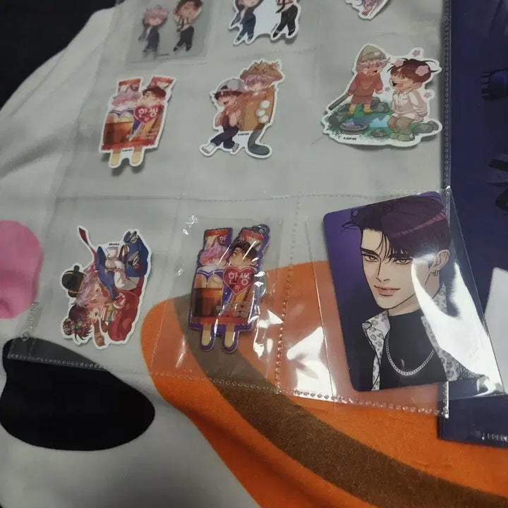 [BUNJANG] Jogaesonyon (Shell Boys) Black Cat Power Clear File, Photocard, and Squishy Keyring Bundle Set (Unsealed) / 흑묘력 조개소년 클리어파일 포토카드 말랑 키링 세트 프박사진 일괄