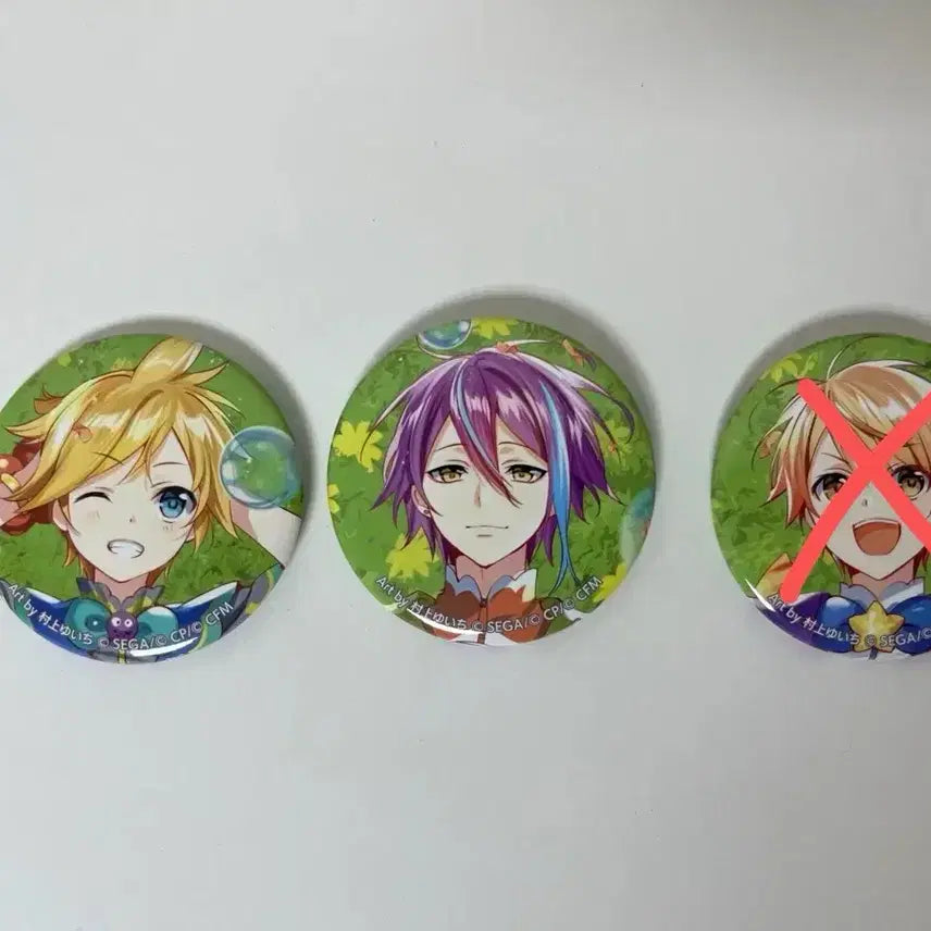 [BUNJANG] Project SEKAI Kamishiro Rui, Kagamine Len Can Badge / 프로젝트 세카이 카미시로 루이,카가미네 렌 캔뱃지