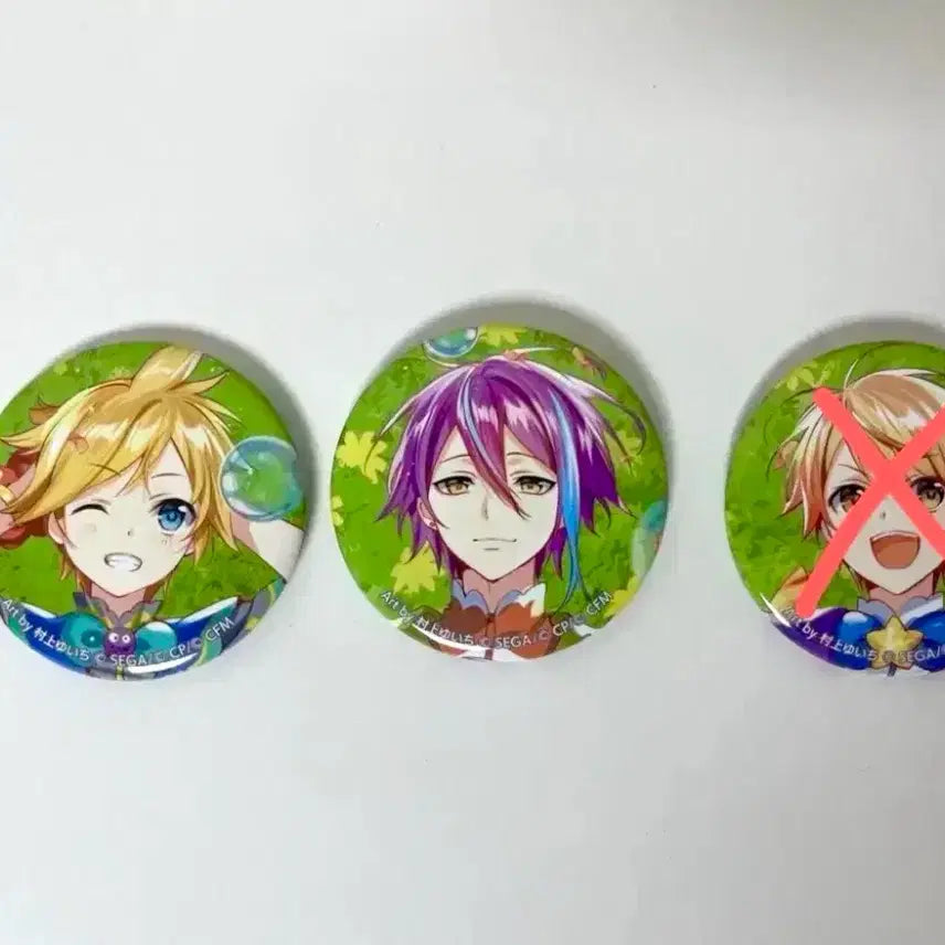 [BUNJANG] Project SEKAI Kamishiro Rui, Kagamine Len Can Badge / 프로젝트 세카이 카미시로 루이,카가미네 렌 캔뱃지