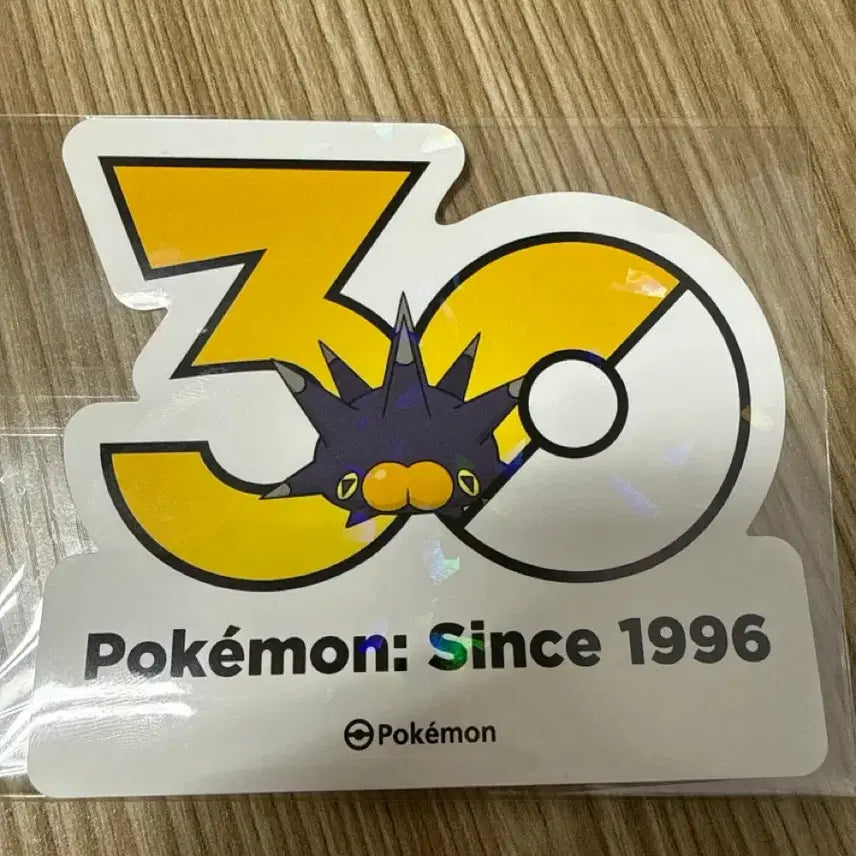 [BUNJANG] Pokemon 30th Anniversary Sticker - Urchin / 포켓몬 30주년 스티커 찌르성게