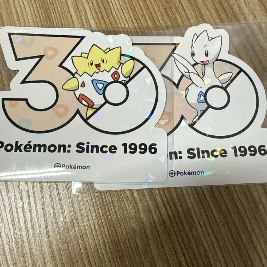 [BUNJANG] Pokémon 30th Anniversary Sticker Bundle Set - Togepi &amp; togetic / 일괄) 포켓몬 30주년 스티커 토게피 토케틱