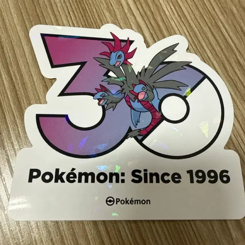 [BUNJANG] Pokemon 30th Anniversary Samudraw Sticker / 포켓몬 30주년 스티커 삼삼드래