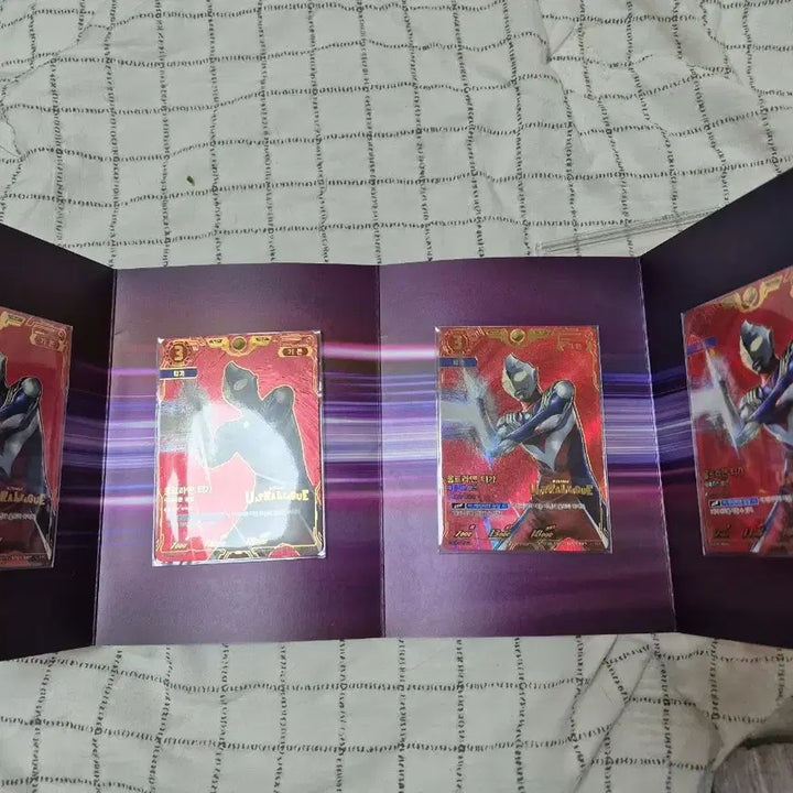 [BUNJANG] Ultraman Card Game Promo Tigas 4-Card Set (Domestic Limited Edition) / 울트라맨 카드 국내 5개 한정 세트