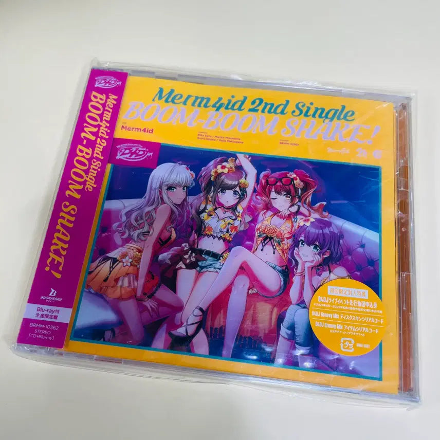 [BUNJANG] Merm4id BOOM-BOOM SHAKE! 2nd Single (Limited Edition CD+BD) / [미개봉/CD] 머메이드 Merm4id 싱글 BOOM-BOOM SHAKE