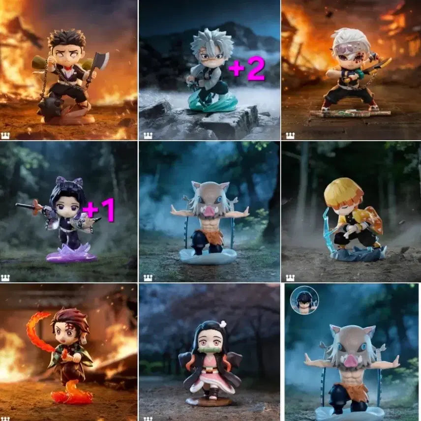 [BUNJANG] Demon Slayer Popmart Battle Figures - Sanemi, Shinobu, Tengen, Zenitsu / [소분]귀멸의칼날 팝마트 전투 피규어 사네미 시노부 텐겐 젠이츠