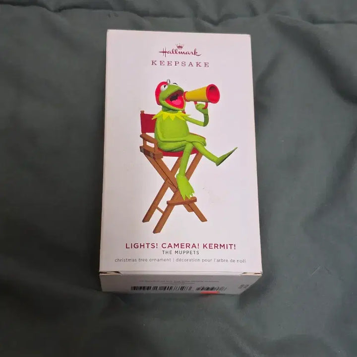 [BUNJANG] Hallmark Keepsake 2019 The Muppets Kermit Supervisor Ornament Figure / 할마크 킵세이크 2019 더 머펫츠 커밋 감독관 오너먼트 피규어