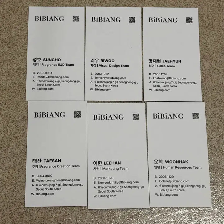 [BUNJANG] Vivienne Bon Voyage Photocard Set / 비비앙 보넥도 명함 세트 포토카드