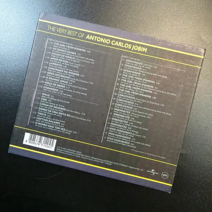 [BUNJANG] Antonio Carlos Jobim The Very Best Of 2CD Album / SA 안토니오 카를로스 조빔 베스트 앨범 2CD