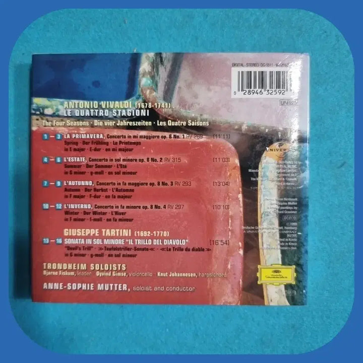 [BUNJANG] Vivaldi The Four Seasons Anne-Sophie Mutter CD / 비발디 사계 안네소피 무터 CD 미사용