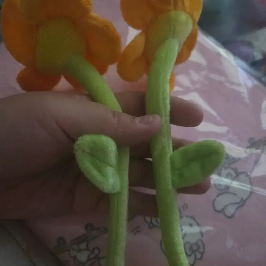 [BUNJANG] Sunflower Plush Toy Set (2 Pieces) / 새상품:)인형 해바라기 2개 세트