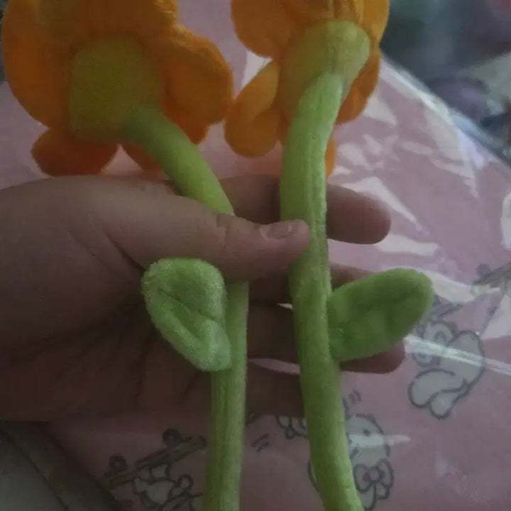 [BUNJANG] Sunflower Plush Toy Set (2 Pieces) / 새상품:)인형 해바라기 2개 세트