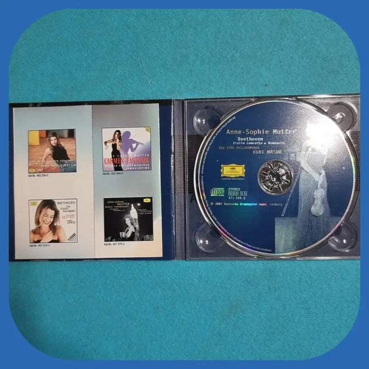 [BUNJANG] Anne-Sophie Mutter Beethoven Violin Concerto Romance CD Unused / 안네소피 무터 베토벤 바이올린 협주곡 로망스 CD 미사용