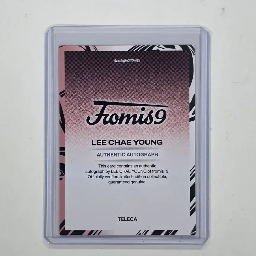 [BUNJANG] fromis_9 Lee Chaeyoung 15th Limited Autograph Photocard / 프로미스나인 테레카 이채영 15한정 오토그래프 카드 판매합니다