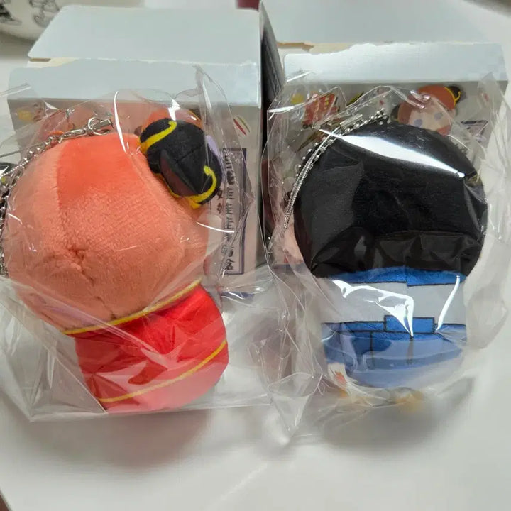 [BUNJANG] Gintama Kagura &amp; Shinpachi "Two Hands Folded" Plush Set / (일괄) 은혼 고고굿즈 카구라 신파치 누이 / 중국 상하이 두손모아 인형