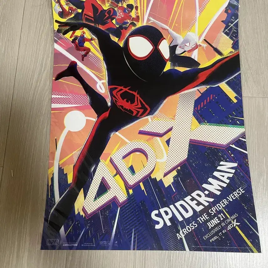[BUNJANG] Spider-Man: Across the Spider-Verse CGV 4DX Limited Edition Poster / ! 당일 발송! [한정판] 스파이더맨 어크로스 더 유니버스 cgv 4Dx  특전 포스터