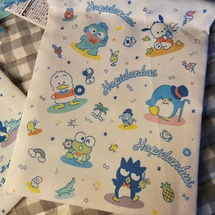[BUNJANG] Sanrio Happy Danbi String Pouch / 산리오 해피단브이 조리개 파우치
