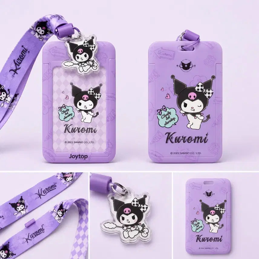 [BUNJANG] Kuromi Card Holder Necklace / 쿠로미 카드홀더 목걸이 새상품