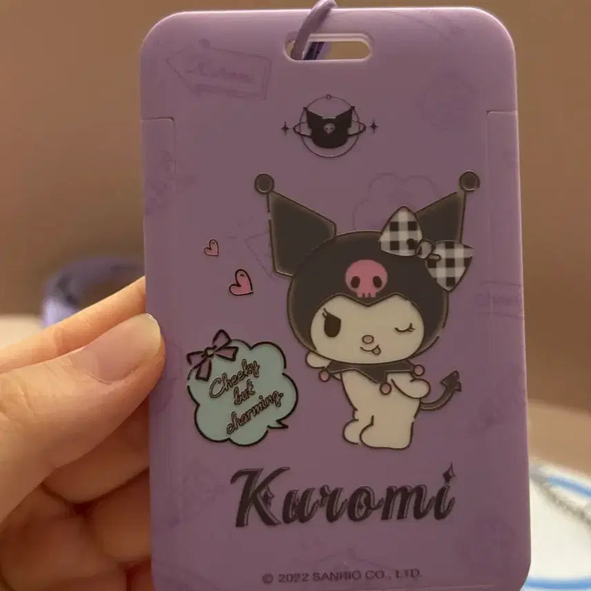 [BUNJANG] Kuromi Card Holder Necklace / 쿠로미 카드홀더 목걸이 새상품