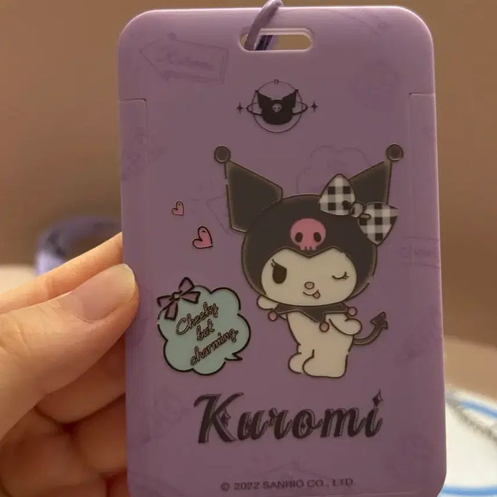 [BUNJANG] Kuromi Card Holder Necklace / 쿠로미 카드홀더 목걸이 새상품