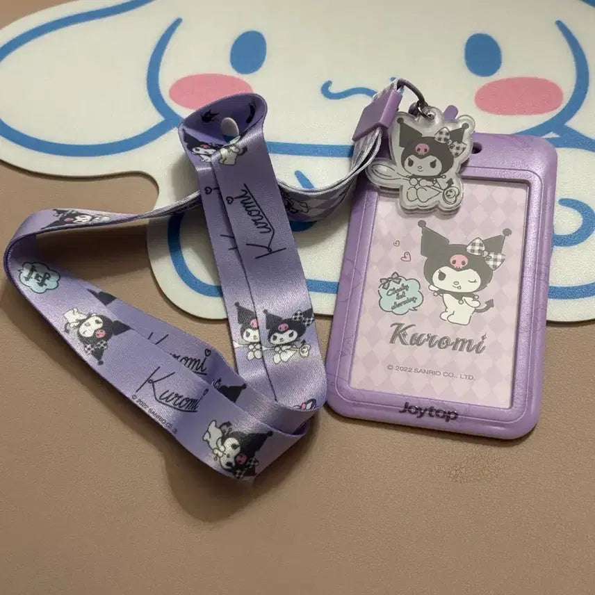 [BUNJANG] Kuromi Card Holder Necklace / 쿠로미 카드홀더 목걸이 새상품