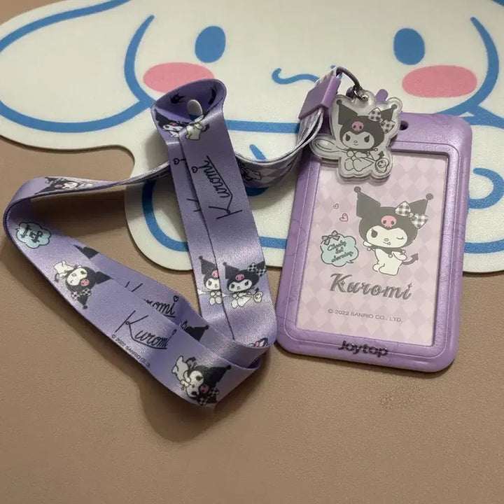 [BUNJANG] Kuromi Card Holder Necklace / 쿠로미 카드홀더 목걸이 새상품