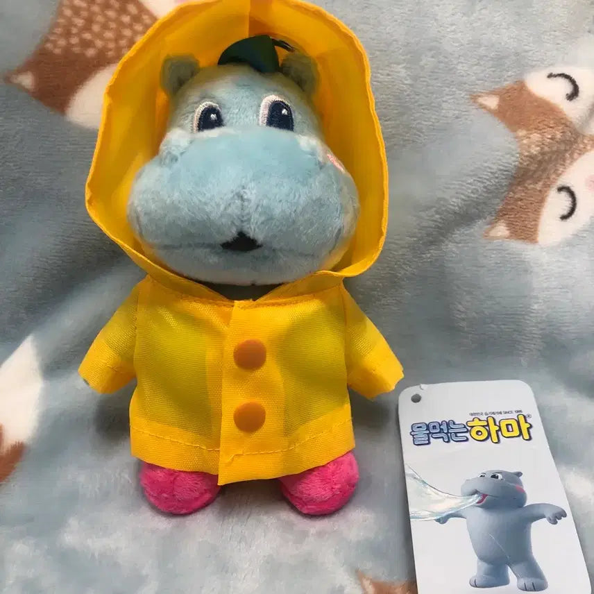 [BUNJANG] Water-Absorbing Hippo Keychain Plush Doll / 물 먹는 하마 키링 인형 팝니다