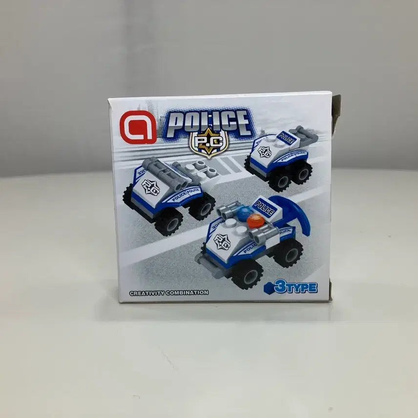 [BUNJANG] Building Blocks Police Car 3 Types / 블럭(레고) 경찰차 3타입