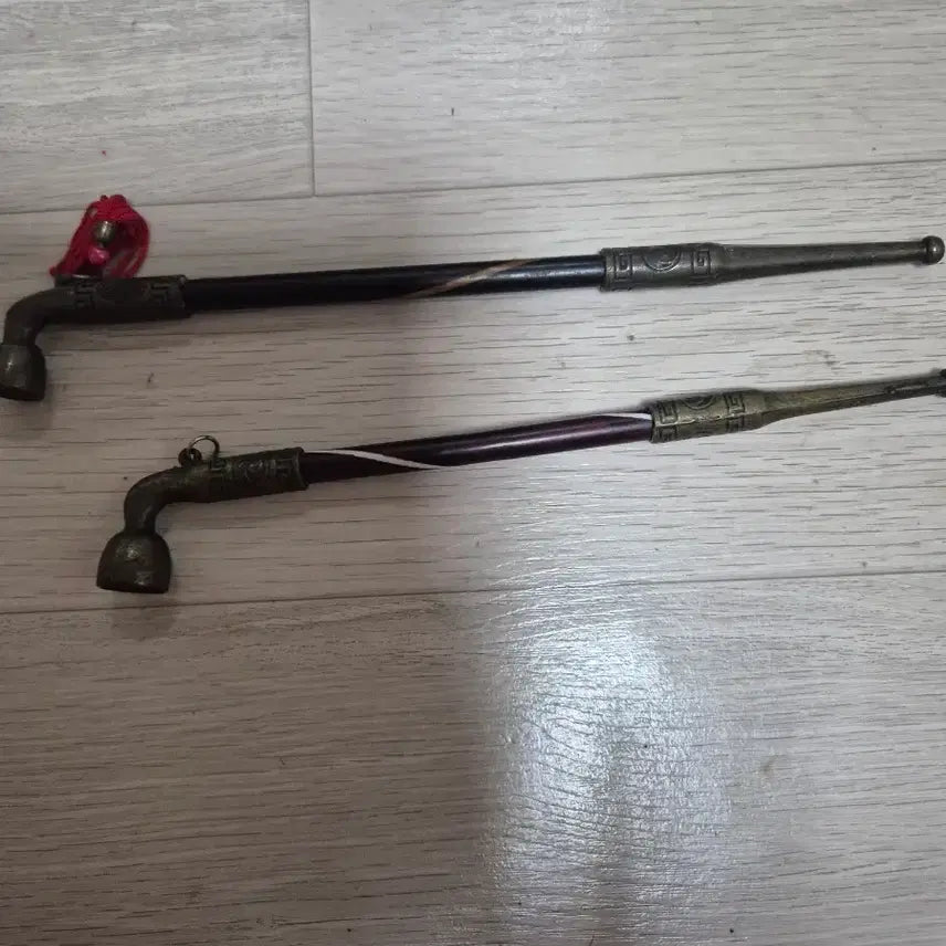 [BUNJANG] Antique Tobacco Pipes Set of 2 / 골동품 곰방대 2개 세트