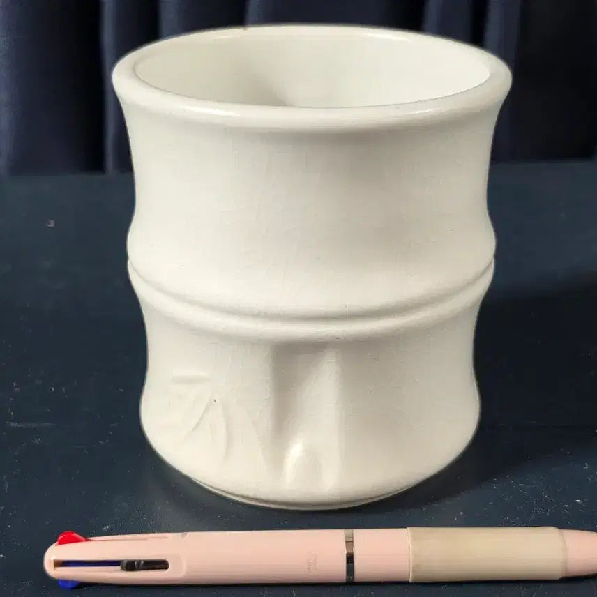 [BUNJANG] 1st Generation Intangible Cultural Asset Ho Bong Jang Song Mo White Porcelain Brush Holder / 1세대 무형문화재  호봉 장송모 백자필통