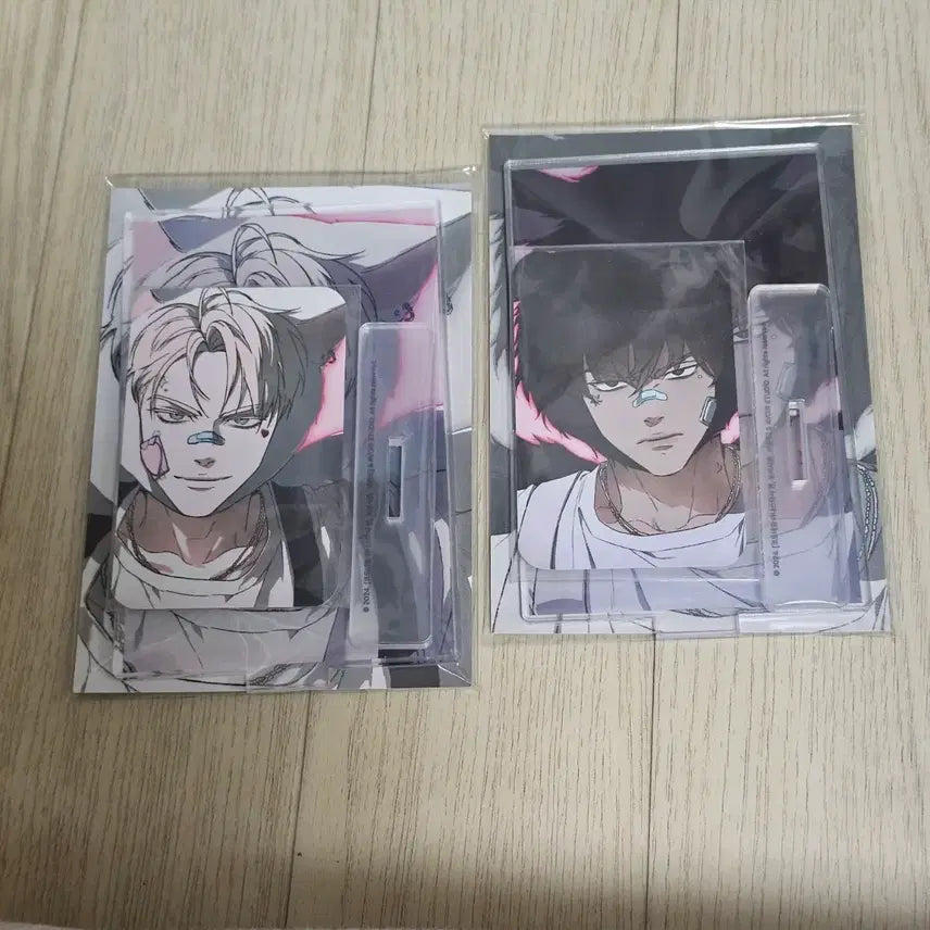 [BUNJANG] Code Name Anastasia Anya Zev Tacky Acrylic Stand + Photocard Bundle Set / 코드아나 제택 미개봉 아크릴 포토카드 포함