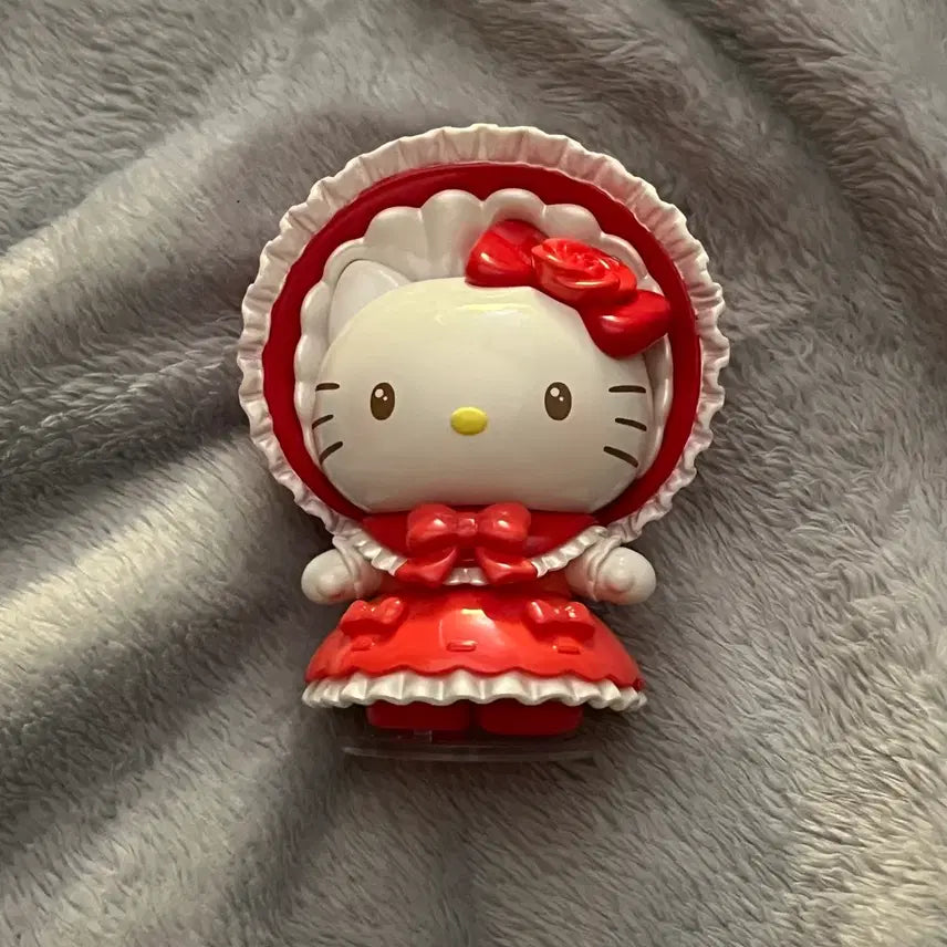 [BUNJANG] Sanrio Hello Kitty Red Dress Figure / 탑토이 정품 산리오 헬로키티 빨간 드레스 피규어