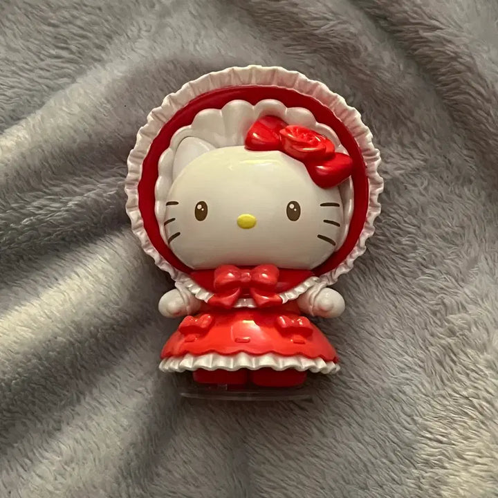 [BUNJANG] Sanrio Hello Kitty Red Dress Figure / 탑토이 정품 산리오 헬로키티 빨간 드레스 피규어