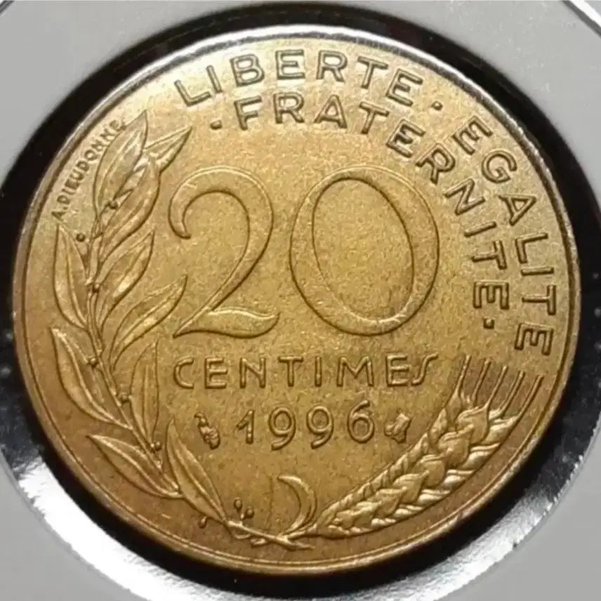 [BUNJANG] France 1996 20 Centimes Coin / 프랑스 1996년 20상팀.외국주화 주화 화폐 동전