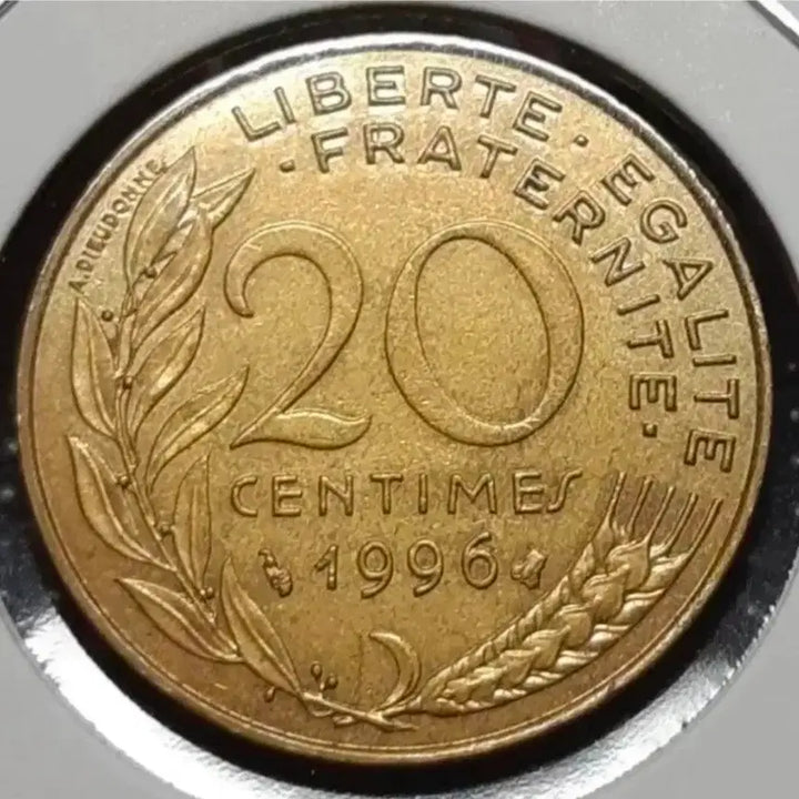 [BUNJANG] France 1996 20 Centimes Coin / 프랑스 1996년 20상팀.외국주화 주화 화폐 동전