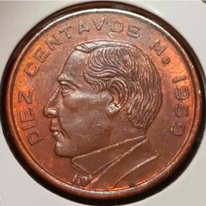 [BUNJANG] Mexico 1959 10 Centavos Unused Foreign Coin / 멕시코 미사용 1959년 10센타보스.외국주화 주화 화폐 동전