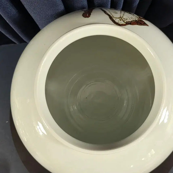 [BUNJANG] Hobo Jang Song-mo 1st Generation Intangible Cultural Heritage White Porcelain Jar / 1세대 무형문화재  [호봉 장송모]  백자 호