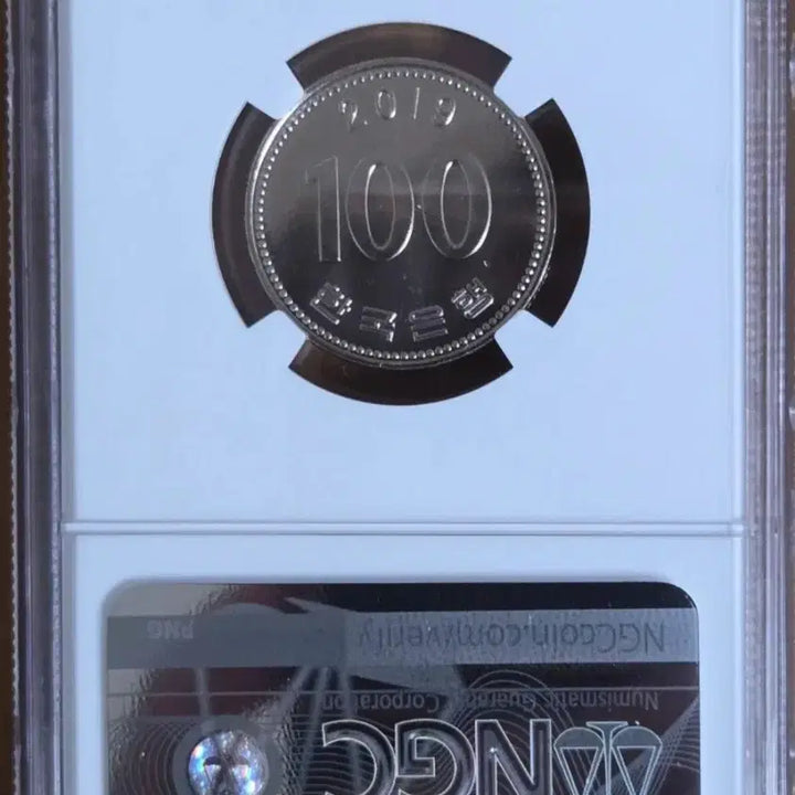 [BUNJANG] 2019 South Korea 100 Won Commemorative Coin NGC MS65 / 2019 한국 100원 기념주화 NGC MS65