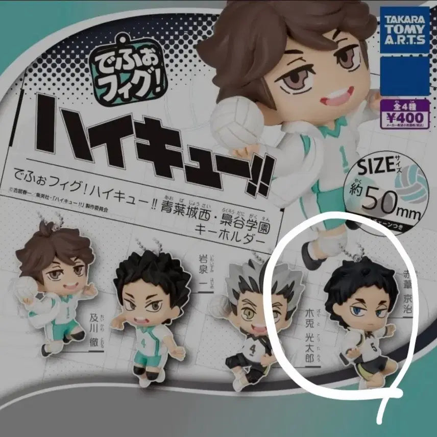 [BUNJANG] Haikyuu!! Akaashi 2 Types Gacha Bundle Set / 하이큐 아카아시 가챠 2종 일괄