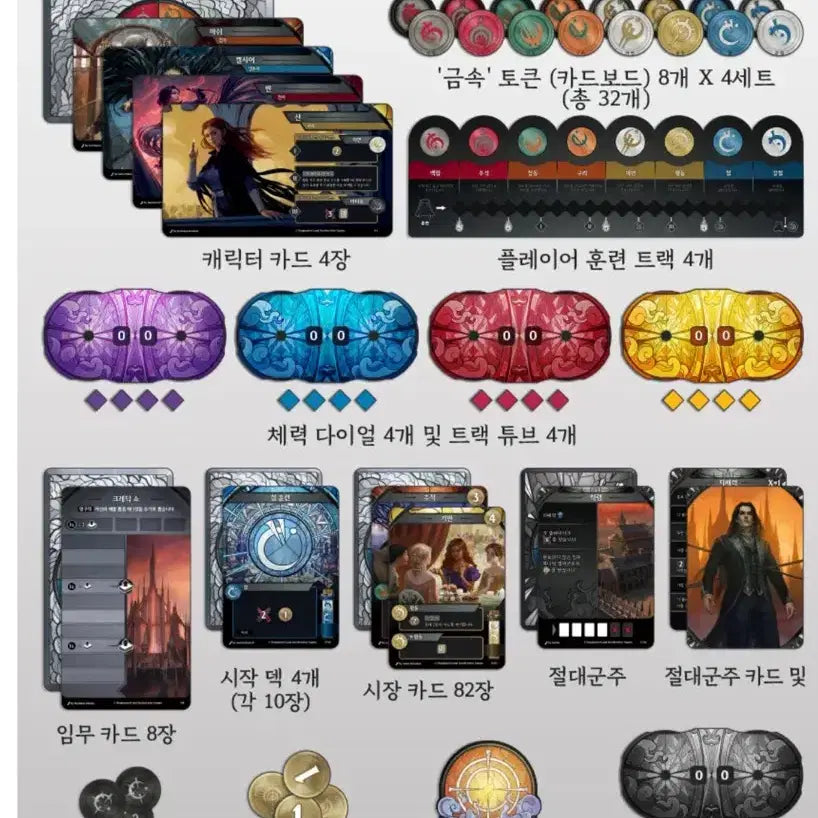 [BUNJANG] Mistborn Board Game Hit Games Tumblbug / 미스트본 보드게임 히트 게임즈 텀블벅