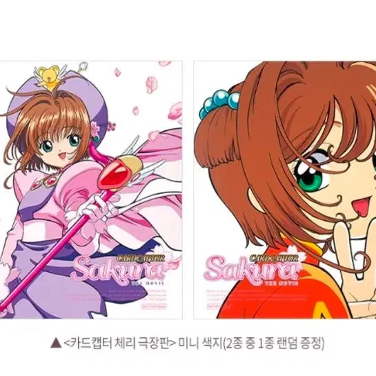 [BUNJANG] Cardcaptor Sakura Movie Mini Shikishi Set / 2종일괄) 카드캡터체리 극장판 2주차 미니 색지 판매