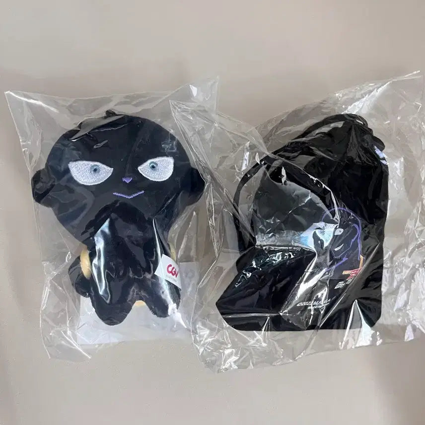 [BUNJANG] CGV Detective Conan Kaito Kid Stress Ball Pouch Set / CGV 명탕정코난 범인 한자와씨 인형키링/스트레스볼&amp;파우치 2종 일괄